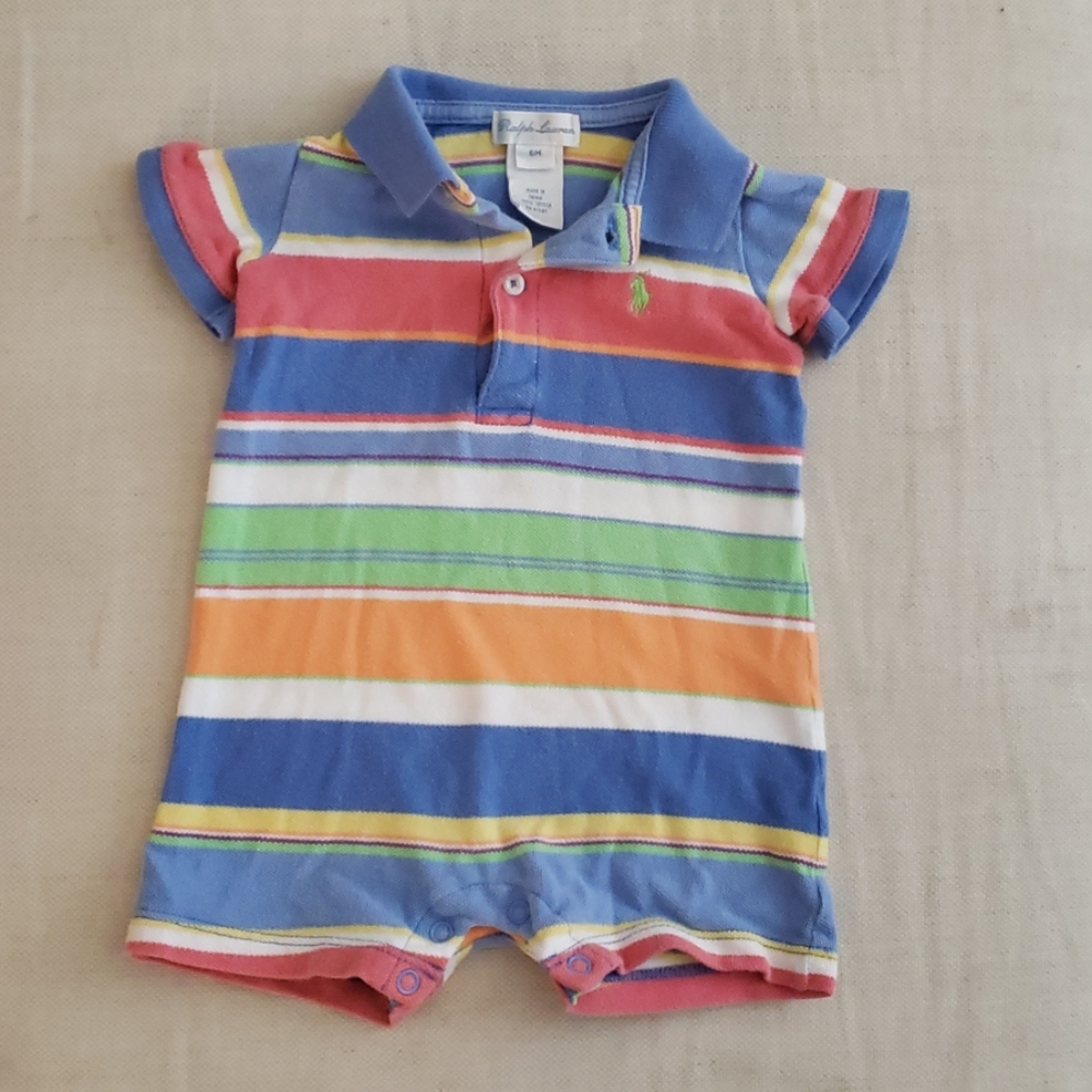Ralph Lauren baby boy summer romper